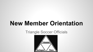 powerpoint - Triangle Soccer Referees