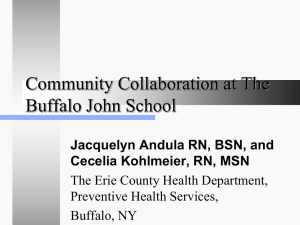 Community Collaboration at The Buffalo John School