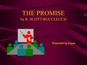 THE PROMISE by R. SCOTT