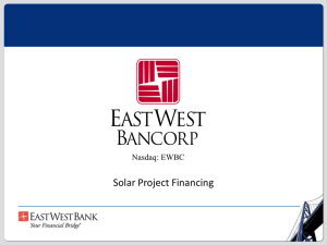 Don Danh, East West Bank - International Solar Energy Technology