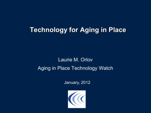 Technology for Aging in Place - Long Term Care Discussion Group