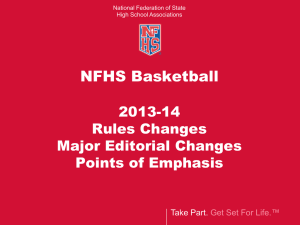 manual changes - North Carolina High School Athletic Association