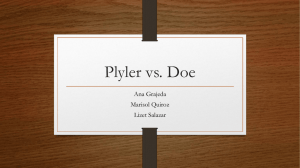 Plyler vs. Doe - WordPress.com