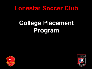 Lonestar College Placement Presentation