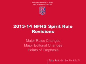 Rule 2-5-3 - North Carolina High School Athletic Association