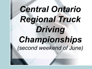 CORTDC Truck Driving Championships Profile