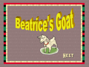 Beatrice`s Goat