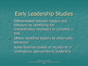 Leadership_Studies - Early Childhood Community