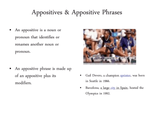 Appositive _ Participial Phrases_T_