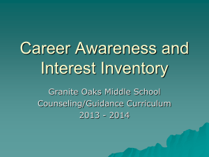 Career Awareness and Interest Inventory