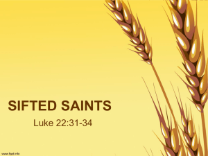 Sifted Saints
