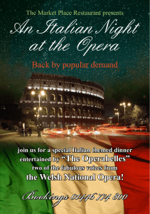 An Italian Night at the Opera