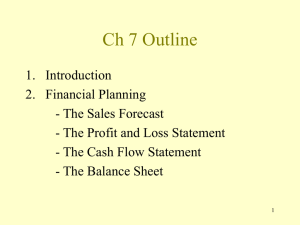 Ch 7 Outline