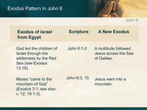 Exodus Pattern in John 6