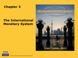 Chapter 3 The International Monetary System