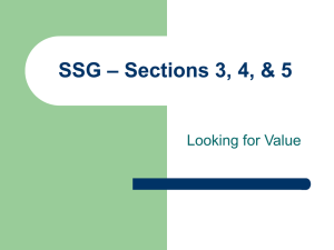 SSG – Sections 3, 4, & 5