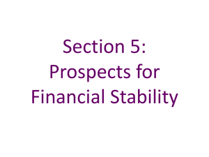 Section 5 - Prospects for financial stability