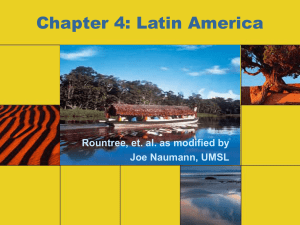 Chapter 4: Latin America