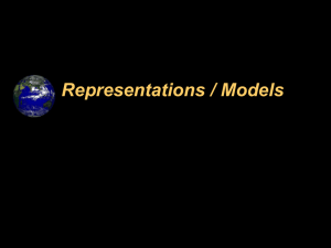 Representations / Models Longley et al., chs. 1-3 Zeiler, chs. 2-3