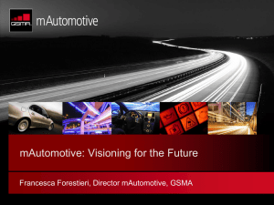 mAutomotive: Visioning for the Future