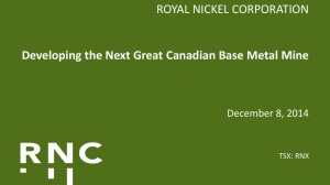 Developing the Next Great Canadian Base Metal Mine