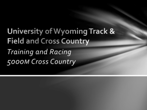 training and racing 5000m cross country