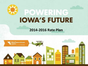 Rate Presentation 4913 IIEG - Iowa Industrial Energy Group