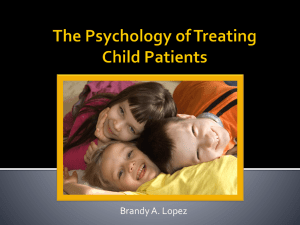 Honors Project: The Psychology of Treating Child Patients