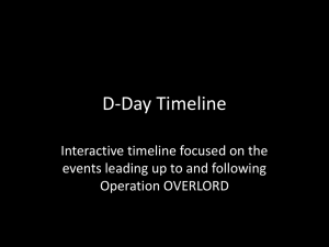 Interactive D-Day timeline