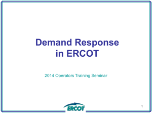 ERCOT Demand Response 2014 OTS