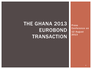 The Ghana Eurobond Transaction