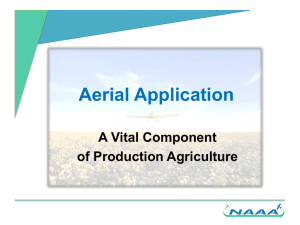Aerial Application - National Agricultural Aviation Association
