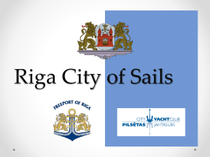 Riga City of Sails Riga is the capital and largest city of Latvia The