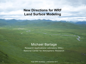 Plans for a new land surface model for NCEP operations and for use
