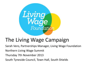 The Living Wage Campaign