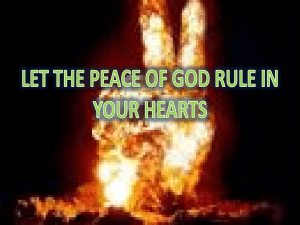 peace in your heart - Shield of Faith TV