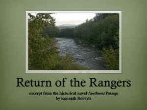 "Return of the Rangers" powerpoint