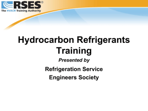 RSES HC Refrigerants
