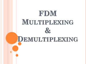 4 FDM Multiplexing and Demultiplexing