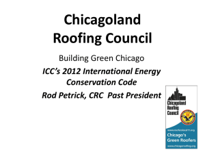 roof covering - CRCA Chicago Roofing Contractors Association
