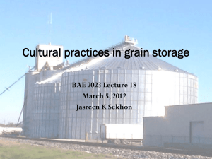 Lecture 13 Cultural Practices - Biosystems and Agricultural