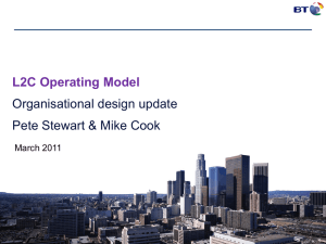 (L2C) Operational Model
