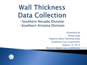 Wall Thickness Data Collection