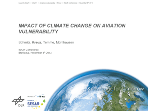 Impact of climate cHange on aviation vulnerability - mowe