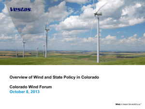 Vestas Wind and State Policy