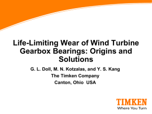 Life-Limiting Wear of Wind Turbine Gearbox Bearings: Origins and