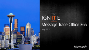 Office 365 Message Trace