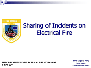 Sharing Of Incidents on Electrical Fires