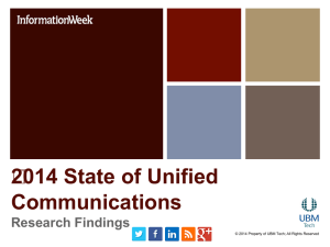 2014 State of Unified Communications Research Findings