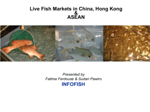 LIVE FISH MARKETS IN CHINA, HONG KONG AND